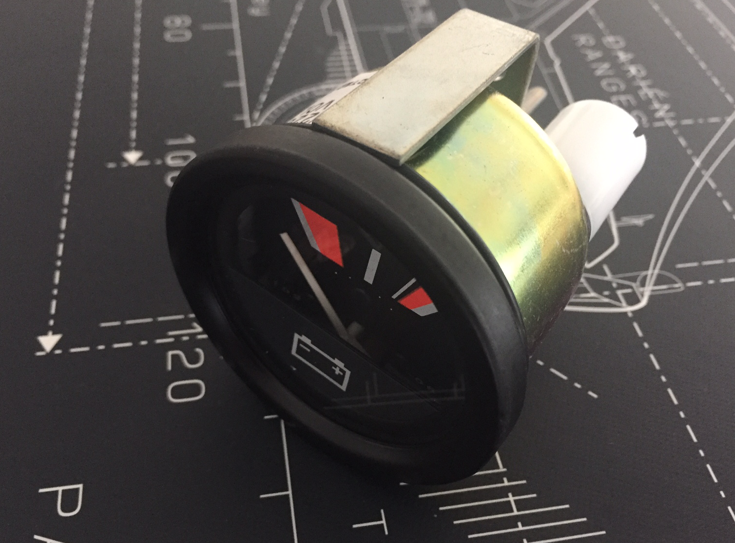 Land Rover Defender Battery/Ammeter Gauge OEM