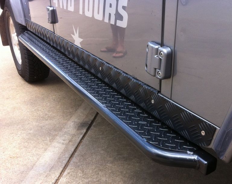 Land Rover Defender 110 Heavy Duty Side Steps By Landybitz