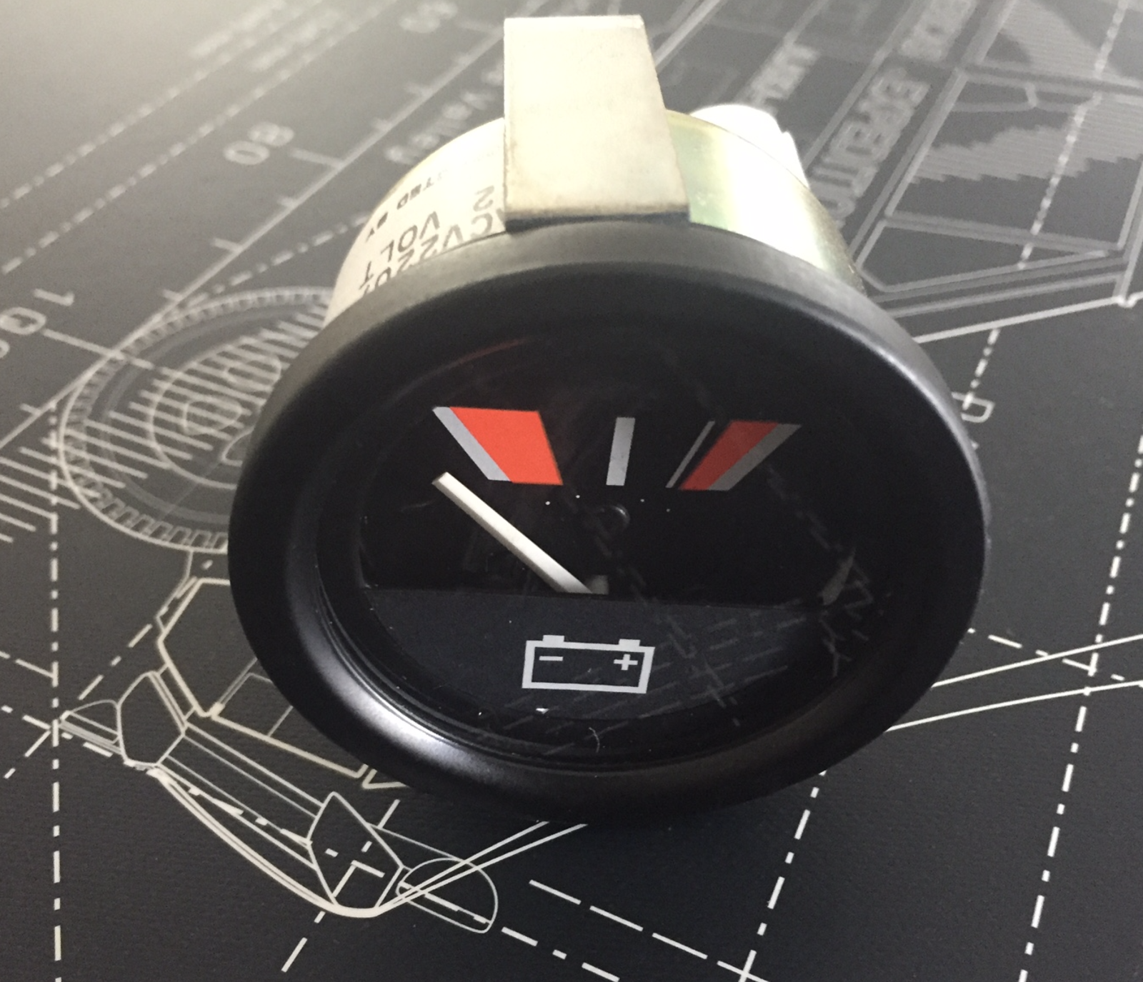 Land Rover Defender Battery/Ammeter Gauge OEM