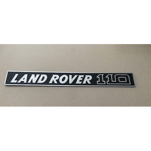 Land Rover 110 And Perentie Cast Bonnet Badge