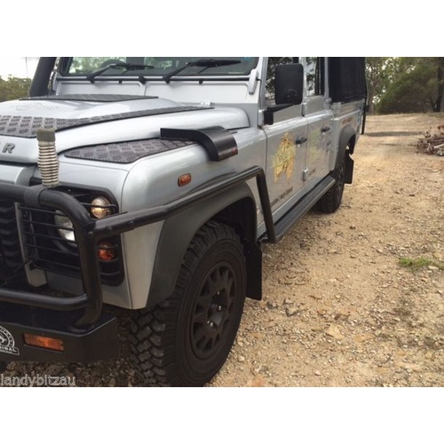 Land Rover Defender 90/110/130 Heavy Duty Side Steps With Side Bush Bars