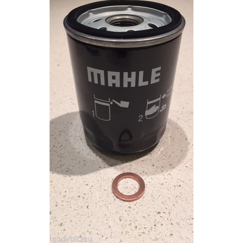 Land Rover Defender/Discovery TD5 Oil Filter MAHLE + Free Sump Washer LPX100590