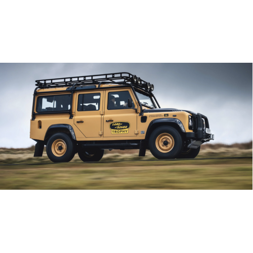 Land Rover Defender Camel Trophy Tribute  6 Point External Roll Cage, Ladder & Expedition Roof Rack