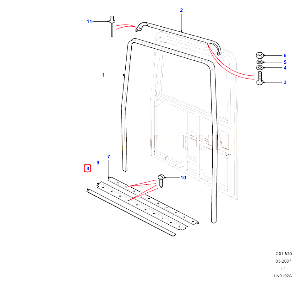 LR058524 Side Sills for LAND ROVER DISCOVERY 5 2.0 TD4 CAT 2016 6404330