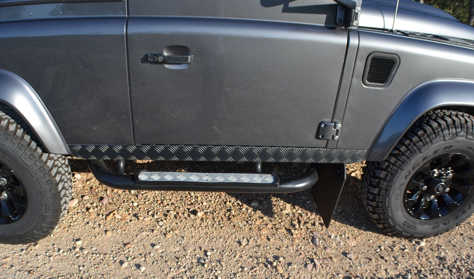 Land Rover Defender 90 Patriot Side Sill Protectors (Black) eBay