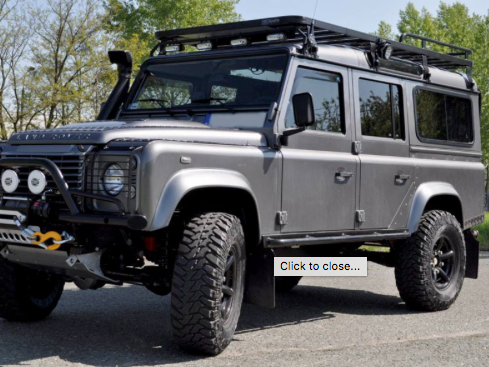 Land Rover Defender 110 Slimline II Roof Rack Kit - Front Runner