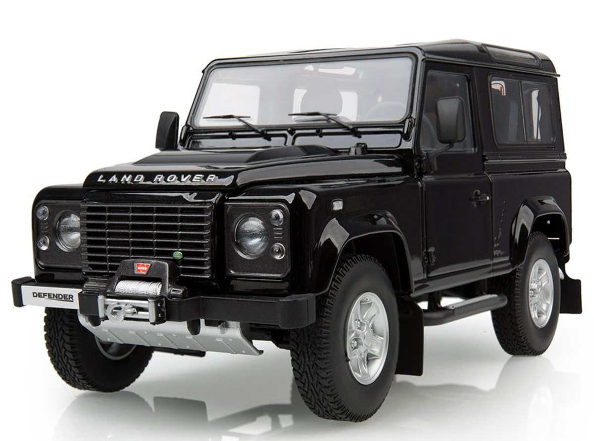 Defender 90 Scale Model , Land Rover Defender 90 white- 1:24 Scale ...