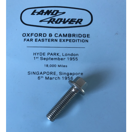 Land Rover Bolt, M8 X 30mm, Flanged