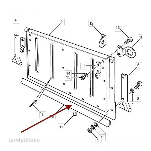 Land Rover Defender/Perentie Dash Clip Facia Mount