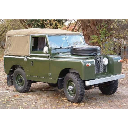 Land Rover Series 2/2a/3 88" Full Length Canvas Hood Sand NSW