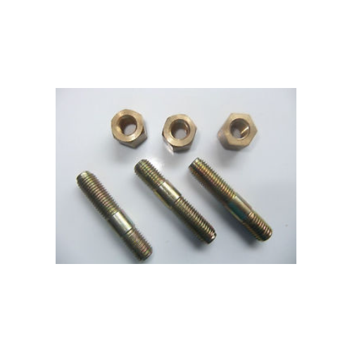 Land Rover Series 2/2a/3 Manifold Downpipe Stud And Brass Nut Set
