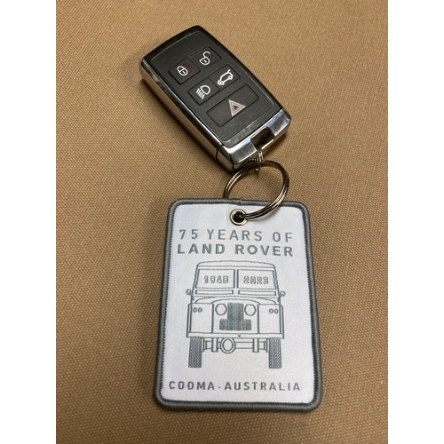Land Rover 75th Anniversary Limited Edition Keyring Square