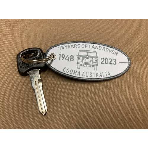 Land Rover 75th Anniversary Limited Edition Keyring Oval