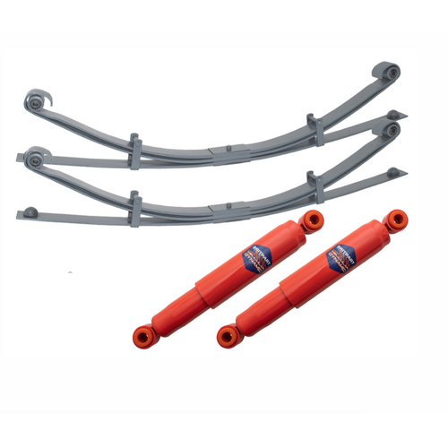 Land Rover Series SWB REAR Parabolic Spring Kit Full With Ubolt Kit