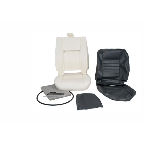 Land Rover Defender Seat Retrim Kit Black