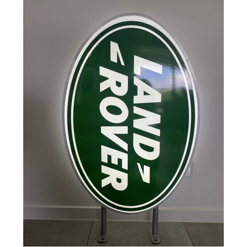 Land Rover Dealer Illuminated Oval Sign