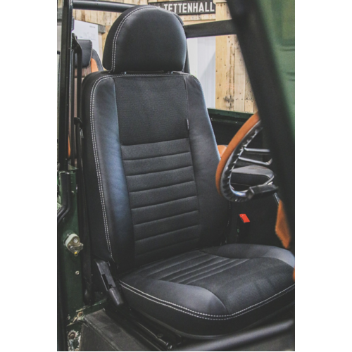 Land Rover Defender Front Seats XS Black Rack Leather
