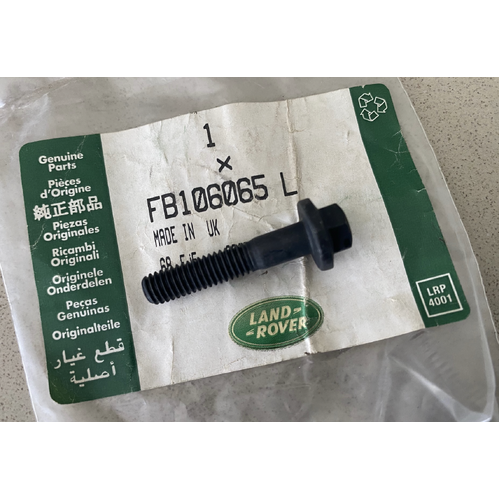 Land Rover Freelander  Bolt M6 x 30 Flange Head