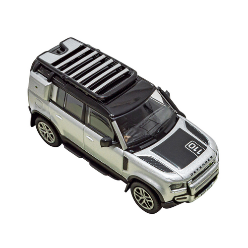 New Land Rover Defender 110 Indus Silver 1:76