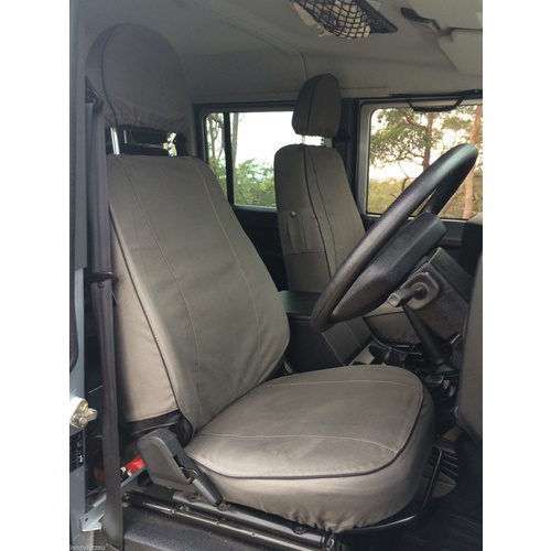 Escape Land Rover Defender Front Canvas Seat Covers