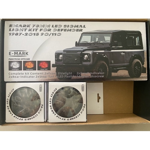 Land Rover Defender LED Lamp Kit SMOKED