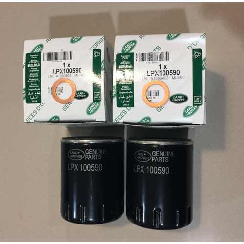 Land Rover Defender/Discovery TD5 Genuine Oil Filter X2 Best Ebay Price++ Washer LPX100590