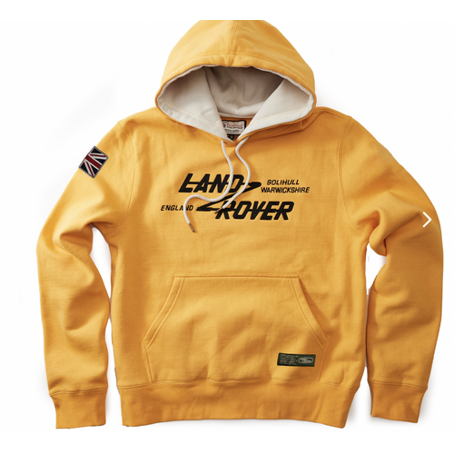 Land Rover Hoody, Yellow xl