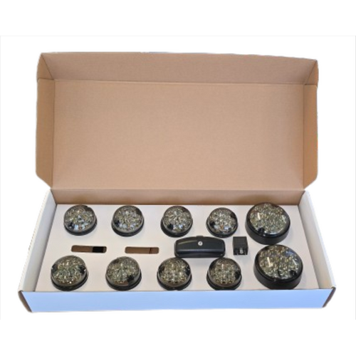 Land Rover -Clear  Defender LED Light Kit Smoked 