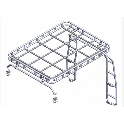 Land Rover Classic Defender Full Cage Rack And Ladder