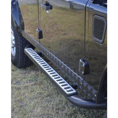 Land Rover Defender 110 Patriot Side Sill Protectors (Black) SPECIAL OFFER SL-CSW-110-B