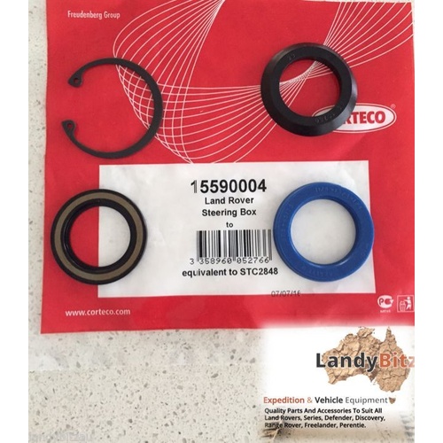 Land Rover D1/Defender/Range Rover/110 County Steering Box Seal Kit STC2848