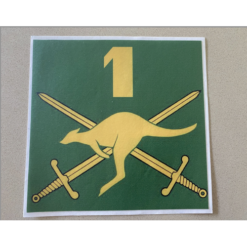 Land Rover Perentie ROO TAC Plate Decal 
