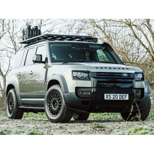 New Defender Steering Guard Silver